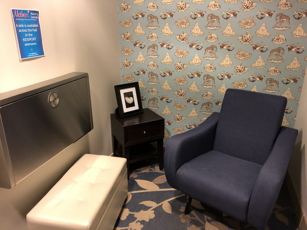 Mothers’ Nursing Lounge at Pittsburgh International Airport